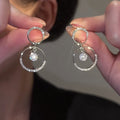 Italian Style Crystal Hoop Earrings