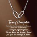 Mother And Daughter Forever Linked Together Double Circle Necklace