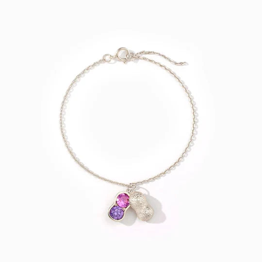 Peanuts In A Pod Birthstone Peanut Bracelet