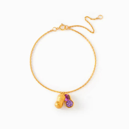 Peanuts In A Pod Birthstone Peanut Bracelet