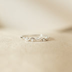 925 Sterling Silver Healing Is Not Linear Self Love Highs And Lows Wave Ring