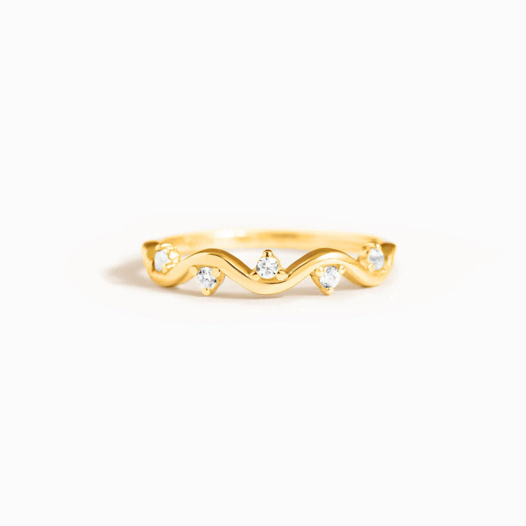 925 Sterling Silver Healing Is Not Linear Self Love Highs And Lows Wave Ring