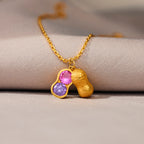 We Are Besties Birthstone Peanut Bracelet