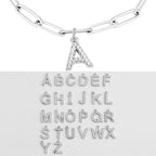 Minimalist Personalized Diamond Letter Bracelet