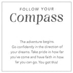 Graduation Gift-Follow Your Compass Necklace