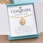 Graduation Gift-Follow Your Compass Necklace