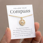 Graduation Gift-Follow Your Compass Necklace