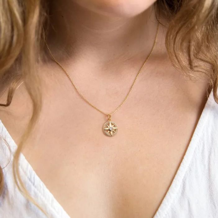 Graduation Gift-Follow Your Compass Necklace