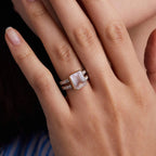 I Am Enough Rose Quartz Ring