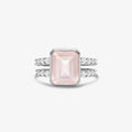 I Am Enough Rose Quartz Ring