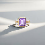 For Love - Awareness Amethyst Ring