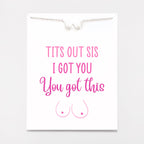 Tits Out Sis Boobie Necklace