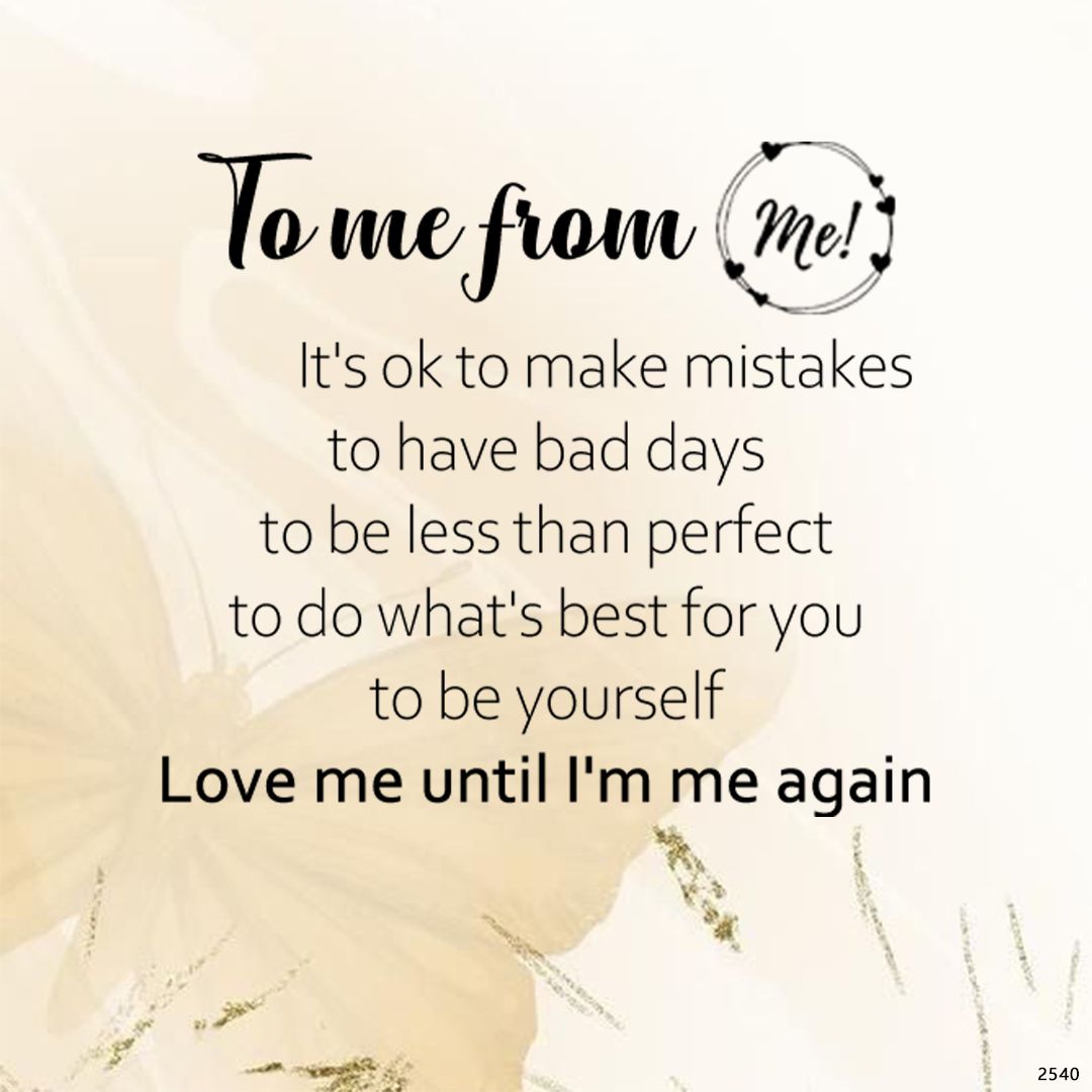 For Self - Love me until I am me again Ring