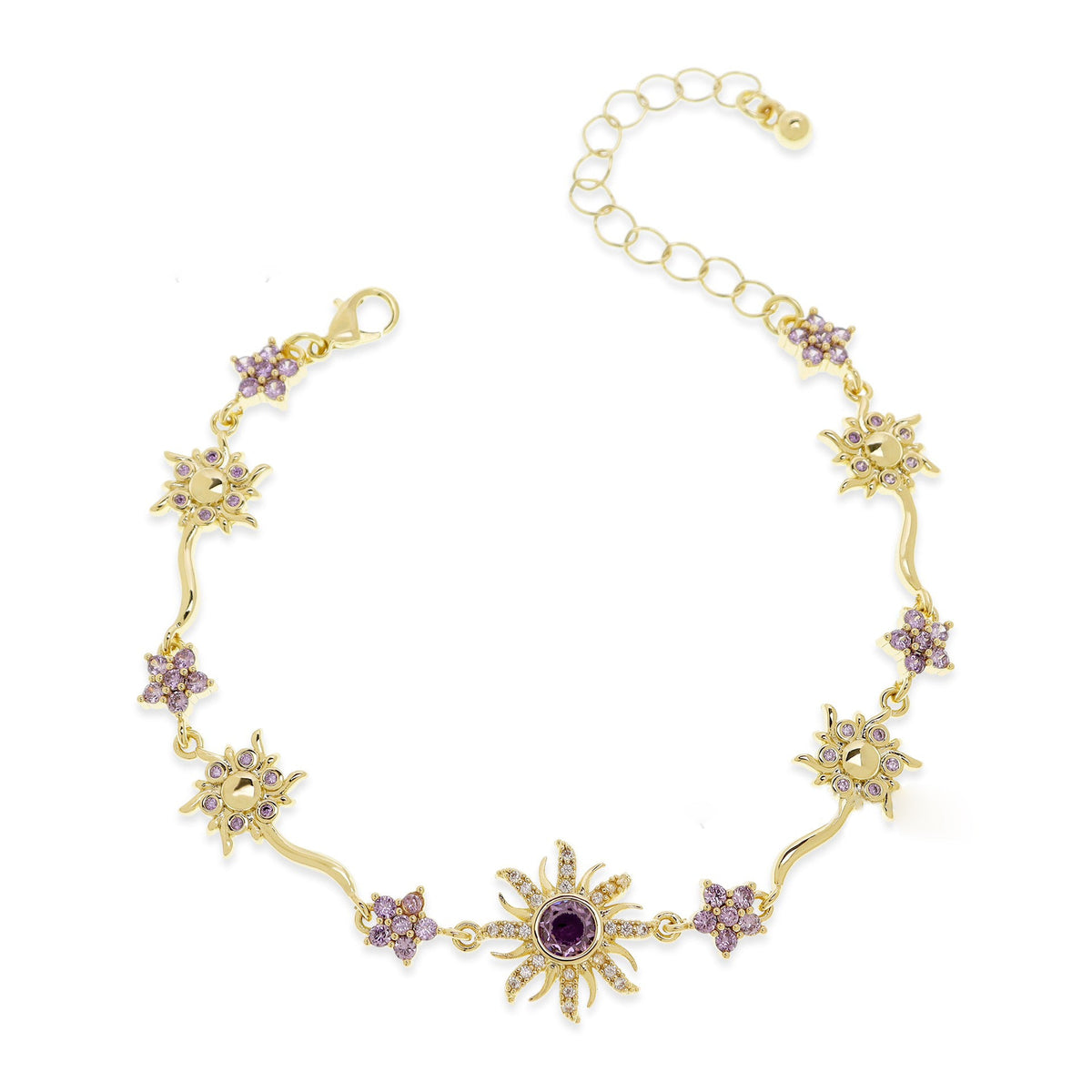 Sunflower Princess Gemstone Bracelet