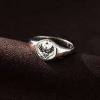 Tough As Fck Phoenix Signet Ring