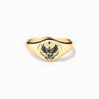 Tough As Fck Phoenix Signet Ring