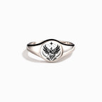 Tough As Fck Phoenix Signet Ring
