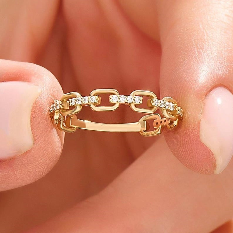 Mother And Daughter Forever Linked Together Ring