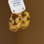 French Hollow Hoop Earrings