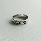 My Four Legged Angel Is Always Near By Engraved Ring