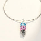 For Friend- Custom Sweet Ice Cream Birthstones Necklace
