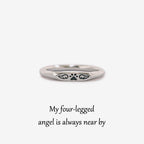 FOR MEMORIAL - My Four-legged Angel is Always Near By Wings Ring