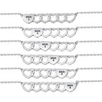 For Friend -You're My Favorite Bitch Heart Set Bracelet