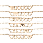 For Friend -You're My Favorite Bitch Heart Set Bracelet