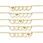For Friend -You're My Favorite Bitch Heart Set Bracelet