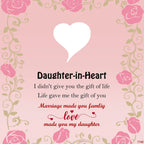 For Daughter-in-Law - Marriage Made You Family Love Made You My Daughter Bangle Bracelet