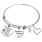 For Daughter-in-Law - Marriage Made You Family Love Made You My Daughter Bangle Bracelet