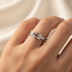 The Love Between Mother And Daughter Is Forever S925 Ring