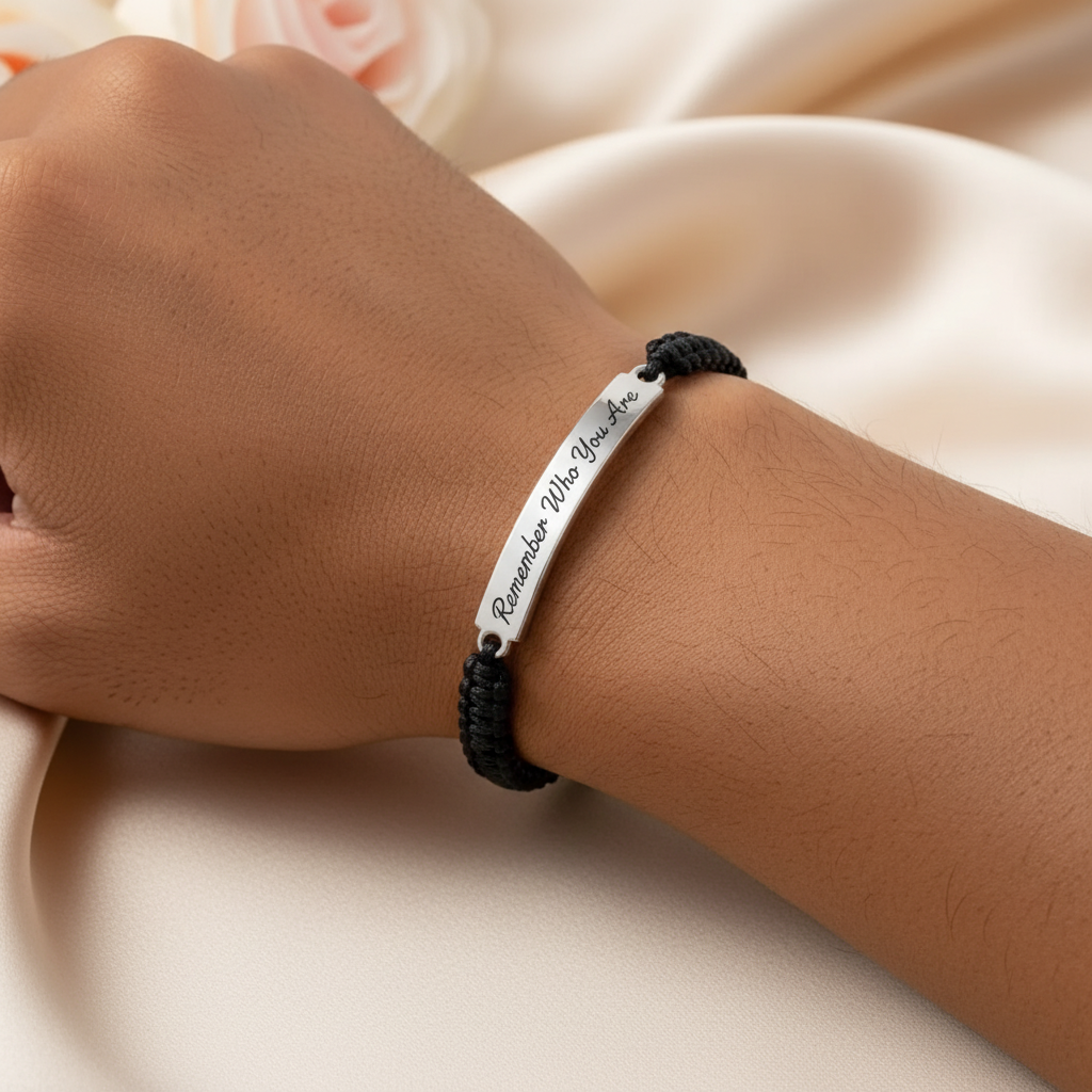 To My Son- Remember Who You Are Braided Bracelet