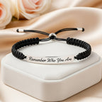 To My Son- Remember Who You Are Braided Bracelet