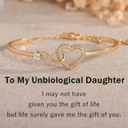 For Unbiological Daughter- A Link That Can Never Be Undone Bracelet