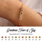 Celestial Bloom Birthstone Bracelet