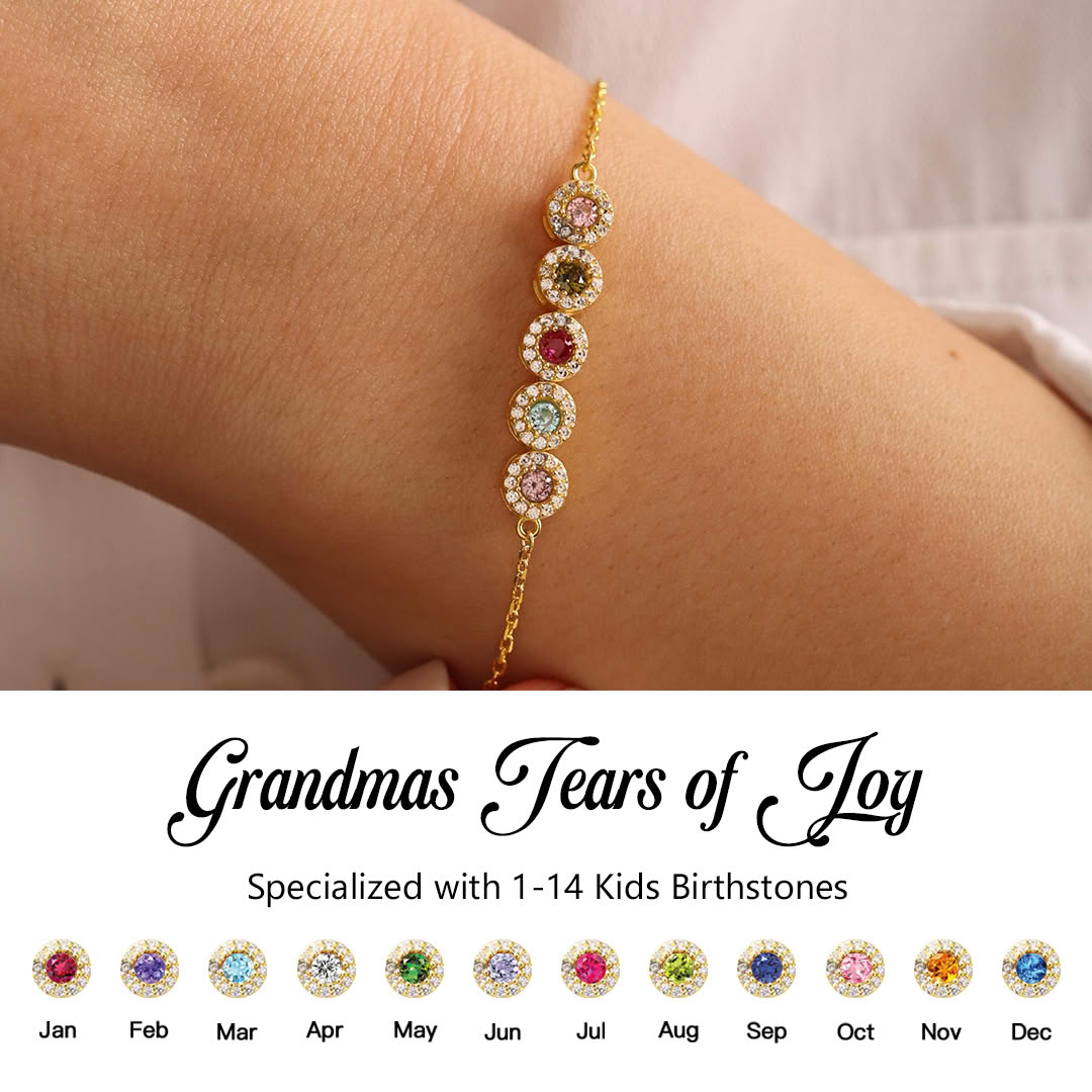 Celestial Bloom Birthstone Bracelet