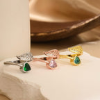 For Memorial - I'm a Wife to a Husband Custom Birthstone Wing Ring