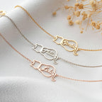 Personalised Cat Name Bracelet