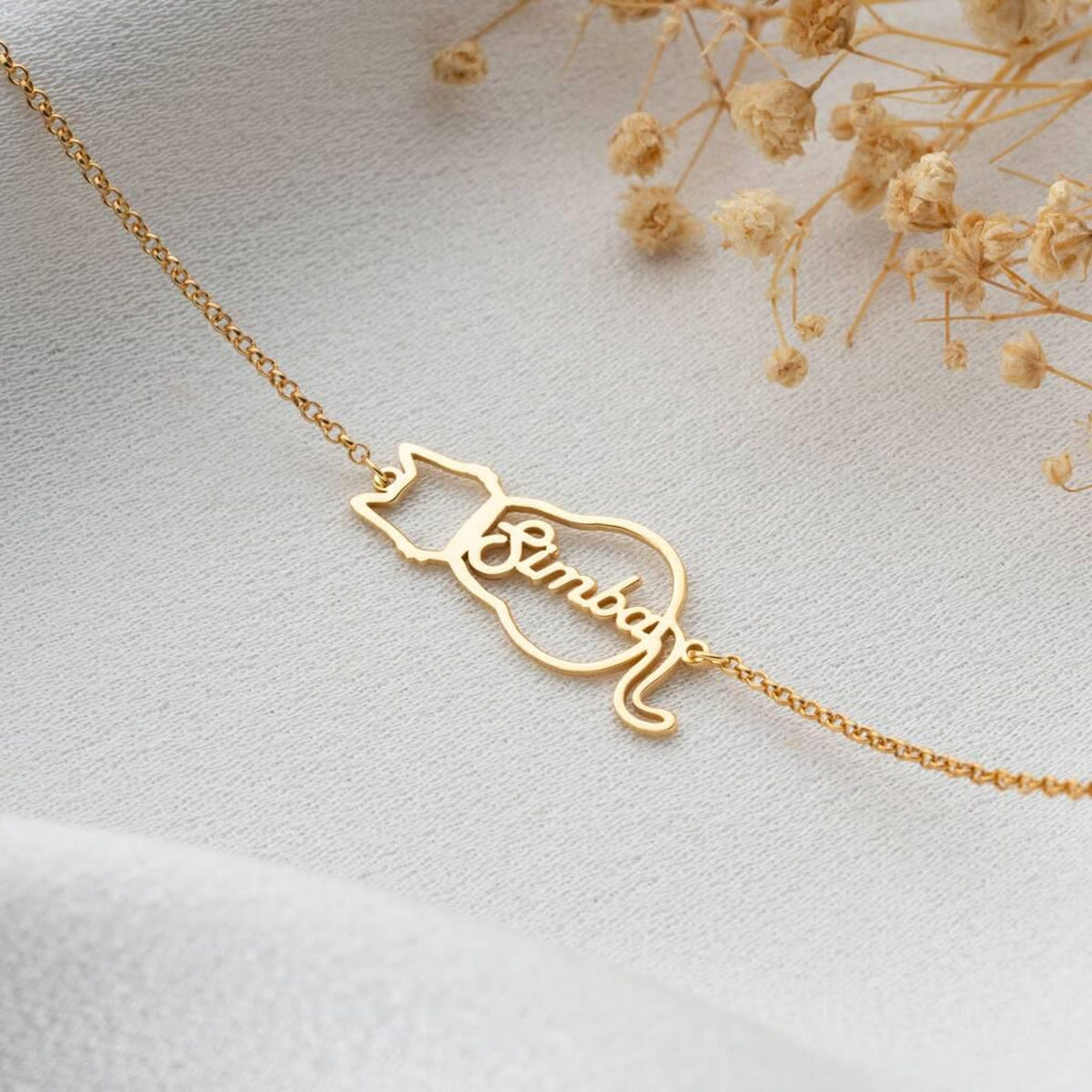 Personalised Cat Name Bracelet