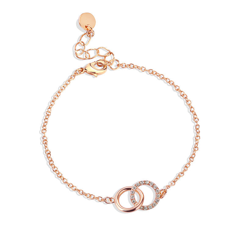 For Friend- We Are Forever Linked Together Circle Bracelet