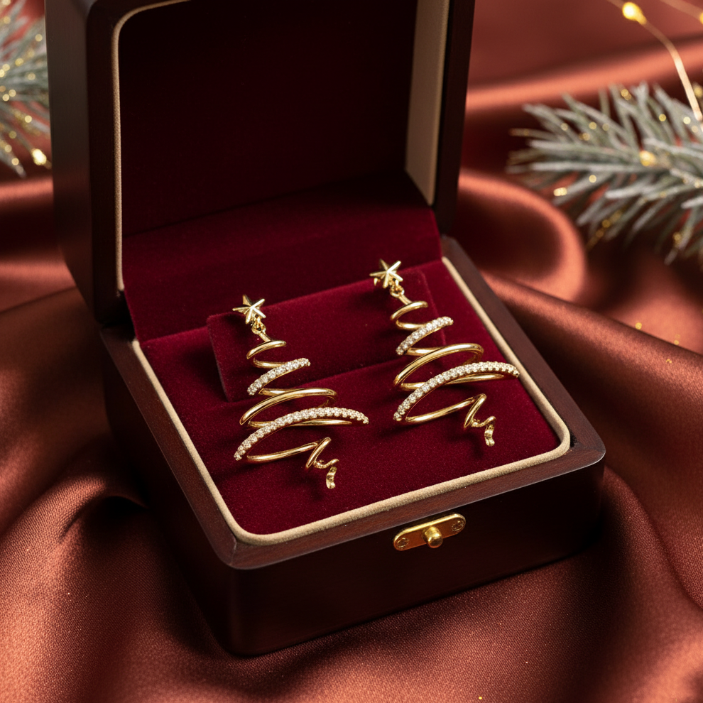 Christmas Tree Earrings