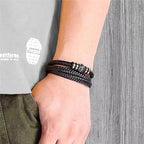 To My Grandson- Never forget how much I love you Bracelet