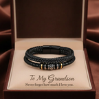 To My Grandson- Never forget how much I love you Bracelet