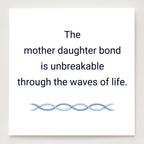 Mother & Daughter Double Birthstones Wave Ring