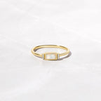 Begin Again Opal Baguette Ring