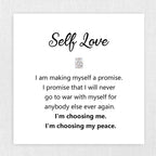 Self Love Radiant Cut Moissanite Ring