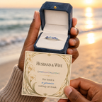 Personalized Wavy Birthstone Promise Ring