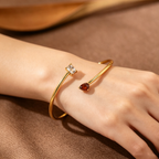 Mother And Daughter Custom Double Birthstone Bracelet