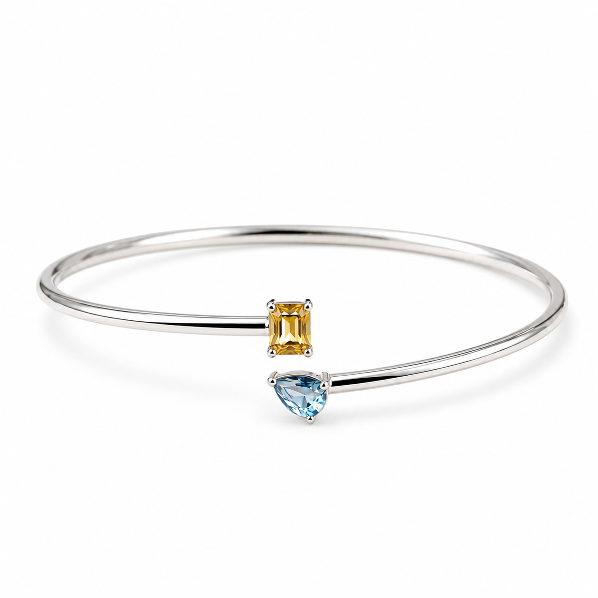 Mother And Daughter Custom Double Birthstone Bracelet